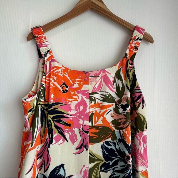 MSK floral maxi dress with wide elastic straps size medium - Picture 6 of 8